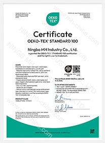 oeko tex zipper ms