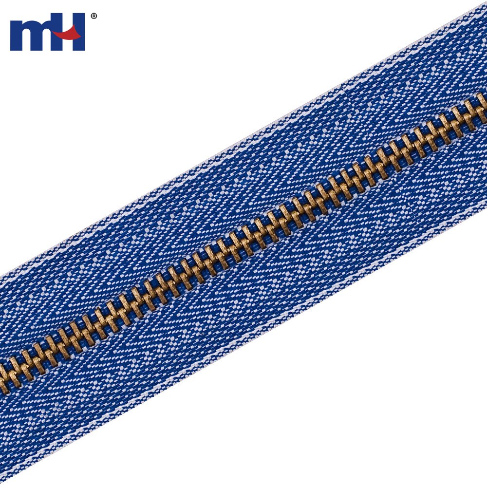 0249-302-#4 Metal Jean's Tape Zipper Long Chain