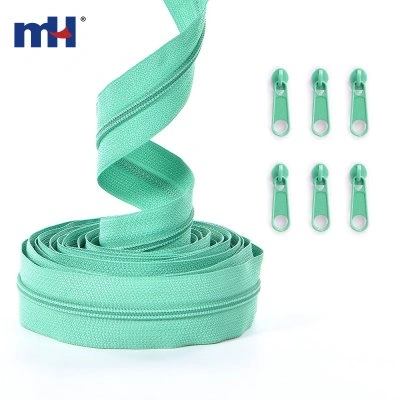 #4 Nylon Zipper Long Chain