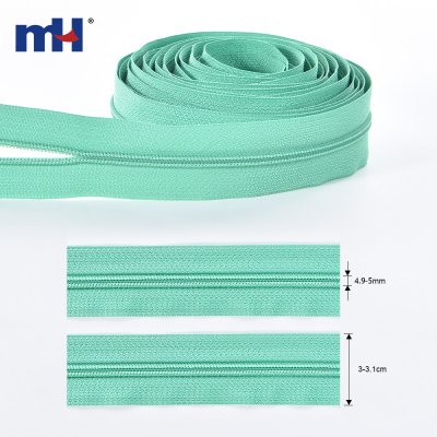 #4 Nylon Zipper Long Chain