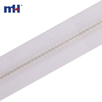 #5 Plastic Transparent Zipper Long Chain
