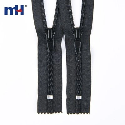 #8 Close-End Non-Lock Nylon Coil Zipper