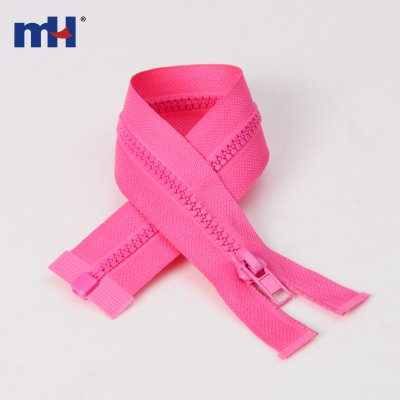 0230-2 #3 open end plastic zippers
