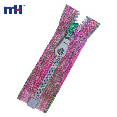 #5 Colorful Molded Plastic Zipper