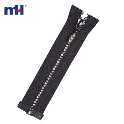 No.3 Clear Rhinestones Zipper