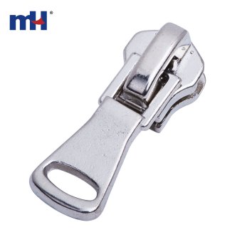 No.5 A/L Slider with Decorated Pull for Metal Zipper