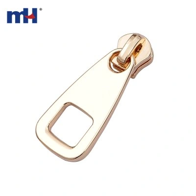 No.5 N/L Slider with Decorated Pull for Metal Zipper