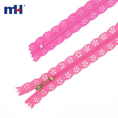 #3 Close End Non Lock Nylon Zipper with Ribbob Tape