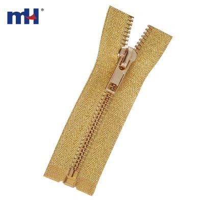 #5 Golden Tape Brass Zipper