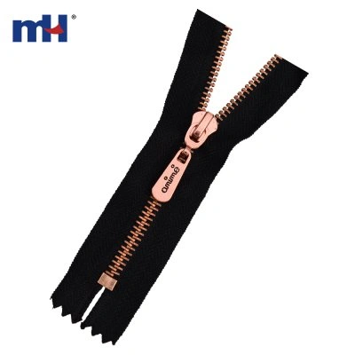 #5 Red Copper Zipper, C/E, A/L