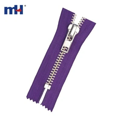 #8 Plated Nickel-brass Zipper