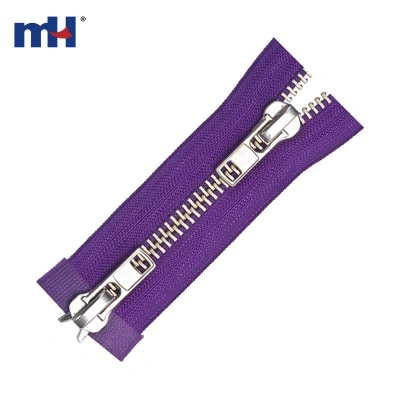#8 Plated Nickel-brass Zipper