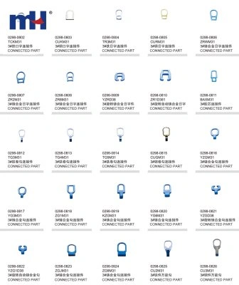 Zipper Slider Accessory Zinc Hook