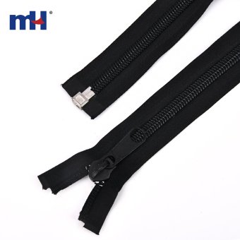 #10 Nylon Zipper with Two Long Pulls