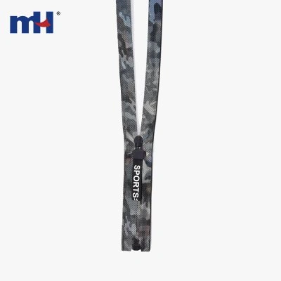 No.7 Camo Coil Zipper for Rain Jacket