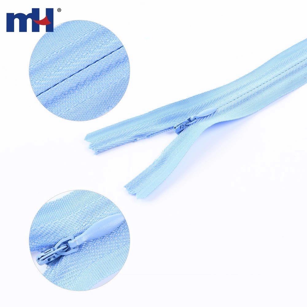 Type 3 Concealed Zipper Closed End