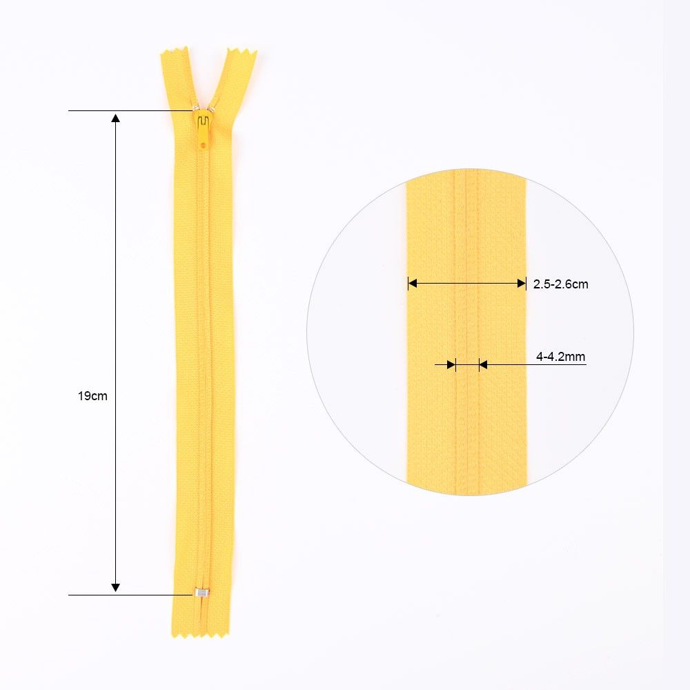 #3 Invisible Nylon Zipper Fabric Tape for Skirts
