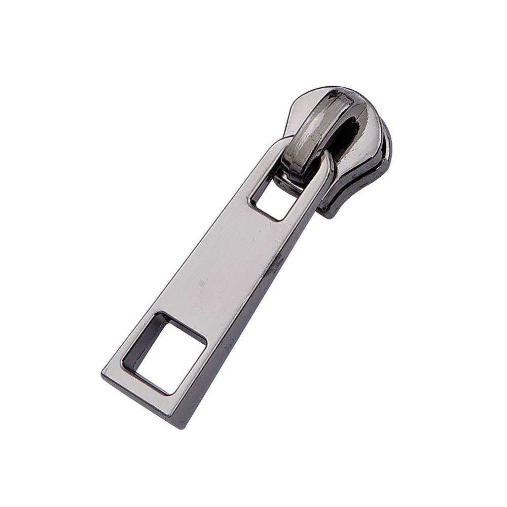 #5 Brass Single Non-Locking Metal Zipper Pull (Metal Chain)-0292-3215