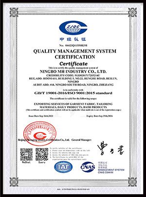 ISO 9001:2015 Quality Management System